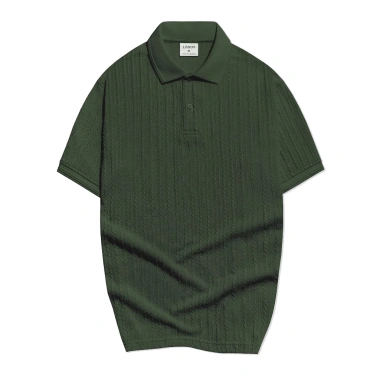Áo thun polo ngắn tay vân dệt kim LADOS-9.187 – Sang trọng, phong cách quý ông, 190.000₫