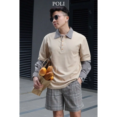 Áo thun polo POLI caro trẻ trung - giá ưu đãi 520.000₫ giảm từ 665.600₫ 5 Áo thun polo POLI caro trẻ trung - giá ưu đãi 520.000₫ giảm từ 665.600₫ 5