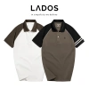 Áo thun polo raglan phối màu LADOS-9.176 lịch lãm, phong cách Hàn Quốc - 195.000₫