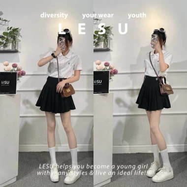 Áo thun polo tay ngắn thêu logo - Ảnh tự chụp chất lượng, giảm còn 270.000₫