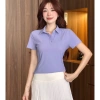 Áo Thun Polo Thể Thao Nữ UNIQ Basic Cotton Mềm Mịn In Logo Giá 246.376 VND 2