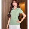 Áo Thun Polo Thể Thao Nữ UNIQ Basic Cotton Mềm Mịn In Logo Giá 246.376 VND 3