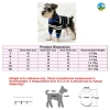Áo thun polyester cho mèo chó 2-15kg, thoáng khí, giảm rụng lông, sọc xanh mát mẻ 9