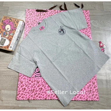 Áo Thun PopPop Mascot PP POLKA Dot Grey Boxy - Giá chỉ 415.000 VNĐ, giảm tới 18%