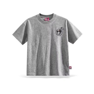 Áo Thun PopPop Mascot PP POLKA Dot Grey Boxy - Giá chỉ 415.000 VNĐ, giảm tới 18%