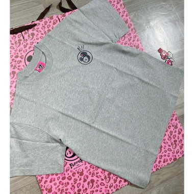 Áo Thun PopPop Mascot PP POLKA Dot Grey Boxy - Giá chỉ 415.000 VNĐ, giảm tới 18%