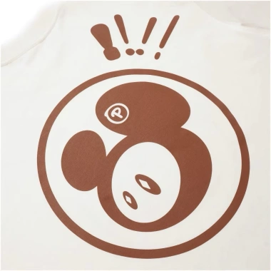 Áo Thun POPPOP Mascot PP Tee Unisex 100% Cotton Boxy Màu Cream Giá 450.000₫ 2
