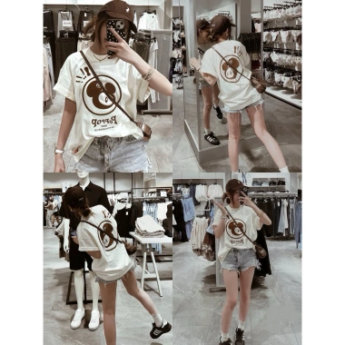 Áo Thun POPPOP Mascot PP Tee Unisex 100% Cotton Boxy Màu Cream Giá 450.000₫ 6