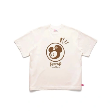Áo Thun POPPOP Mascot PP Tee Unisex 100% Cotton Boxy Màu Cream Giá 450.000₫ 10