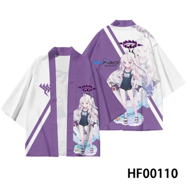 Áo thun & Quần short Cosplay Kimono PS2 Blue Archive Sorasaki Hina - Mùa hè giảm 100.440 VND 7