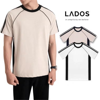 Áo thun raglan nam ngắn tay LADOS-9.185 chất 2 chiều interlock cao cấp, form rộng trẻ trung năng động – Giá chỉ 217.000₫ 2