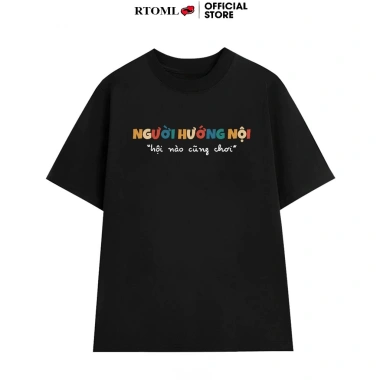 Áo Thun Retro In Chữ NGƯỜI HƯỚNG NỘI - Hài Hước Hot Trend Nam Nữ, Giá Chỉ 69.000₫