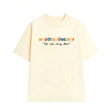 Áo Thun Retro In Chữ NGƯỜI HƯỚNG NỘI - Hài Hước Hot Trend Nam Nữ, Giá Chỉ 69.000₫