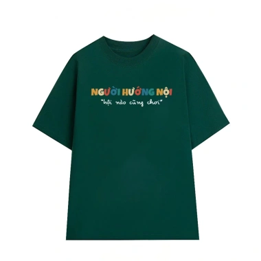 Áo Thun Retro In Chữ NGƯỜI HƯỚNG NỘI - Hài Hước Hot Trend Nam Nữ, Giá Chỉ 69.000₫