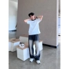Áo Thun RINGER BOXY Đơn Giản Thêu UTEESTUDIO Unisex 100% Cotton Nam Nữ - Giá 165k 7