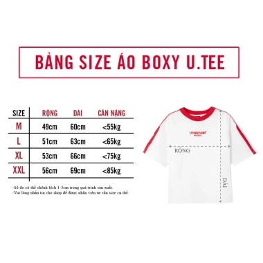 Áo Thun RINGER BOXY Đơn Giản Thêu UTEESTUDIO Unisex 100% Cotton Nam Nữ - Giá 165k 9 Áo Thun RINGER BOXY Đơn Giản Thêu UTEESTUDIO Unisex 100% Cotton Nam Nữ - Giá 165k 9