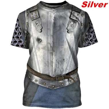 Áo Thun Samurai Armor Cosplay Vintage 3D Giáp Hiệp Sĩ Trung Cổ Nam - Thời Trang Dạo Phố Giá 70.200₫ 9