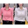 Áo Thun Sơ Mi Nữ Dài Tay Dáng Ôm - Polo Thu Đông Mã LG23 Giá chỉ 189,040₫ 4