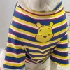 Áo thun sọc chó lớn tay ngắn mỏng thoáng khí, thời trang cả năm – Golden Labrador Samoyed 4