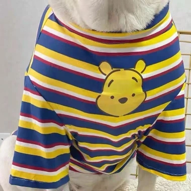 Áo thun sọc chó lớn tay ngắn mỏng thoáng khí, thời trang cả năm – Golden Labrador Samoyed 4 Áo thun sọc chó lớn tay ngắn mỏng thoáng khí, thời trang cả năm – Golden Labrador Samoyed 4