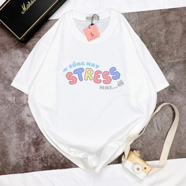 Áo thun Stress Mai Unisex Đủ Size Trendy Local Brand RTOML - Giao hàng 24h, Giá chỉ 69.000₫