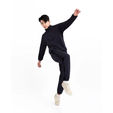 Áo thun sweater nam sọc dây kéo LADOS-9.186 thun tổ ong cao cấp trẻ trung dễ phối - 225k 9