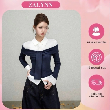 Áo thun tăm nữ dài tay Hottrend, cổ sơ mi ôm thanh lịch - 179.000đ Zalynn SM54 Áo thun tăm nữ dài tay Hottrend, cổ sơ mi ôm thanh lịch - 179.000đ Zalynn SM54