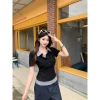 Áo thun tăm QC tay ngắn cổ Polo hai lớp, thanh lịch mùa hè - Chỉ 99.830 VND 2