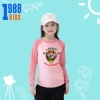 Áo thun tay dài bé gái 15-38kg chất borip in hình Labubu Marry Christmas mã Noel TED11 7