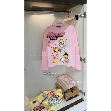 Áo Thun Tay Dài In Hình Cry Dễ Thương Minnie - Giá Ưu Đãi 180k 5