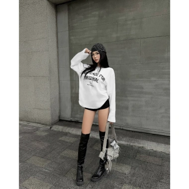 Áo Thun Tay Dài Unisex No Peace Longsleeve LUNACY Cotton Form Rộng Nam Nữ - Giá ưu đãi 264.000₫ 3 Áo Thun Tay Dài Unisex No Peace Longsleeve LUNACY Cotton Form Rộng Nam Nữ - Giá ưu đãi 264.000₫ 3