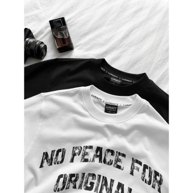 Áo Thun Tay Dài Unisex No Peace Longsleeve LUNACY Cotton Form Rộng Nam Nữ - Giá ưu đãi 264.000₫ 9 Áo Thun Tay Dài Unisex No Peace Longsleeve LUNACY Cotton Form Rộng Nam Nữ - Giá ưu đãi 264.000₫ 9