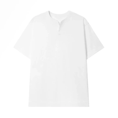 Áo thun tay ngắn cổ tròn xẻ V nam nữ LADOS-19.141 cotton interlock 250gsm dày dặn, đơn giản thanh lịch - 190k 4
