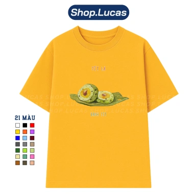 Áo Thun Tết 2.026 Bánh Tét Ngựa Form Rộng In Hình Du Lịch Đủ Size Cả Nhà - ShopLucas 7 Áo Thun Tết 2.026 Bánh Tét Ngựa Form Rộng In Hình Du Lịch Đủ Size Cả Nhà - ShopLucas 7