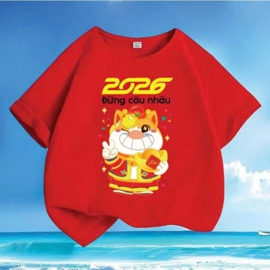 Áo Thun Tết 2.026 Dreamy Baby Đừng Càu Nhàu cho Bé - Full Size, Giao COD, Giảm 17%