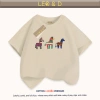 Áo thun Tết 2.026 gia đình LEO&D cotton 4C mịn mát, thoáng khí, form rộng vừa, size 9‑90kg – Giá 117.000₫ 3