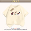 Áo thun Tết 2.026 gia đình LEO&D cotton 4C mịn mát, thoáng khí, form rộng vừa, size 9‑90kg – Giá 117.000₫ 4