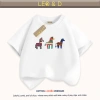 Áo thun Tết 2.026 gia đình LEO&D cotton 4C mịn mát, thoáng khí, form rộng vừa, size 9‑90kg – Giá 117.000₫ 5