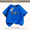 Áo thun Tết 2.026 gia đình LEO&D cotton 4C mịn mát, thoáng khí, form rộng vừa, size 9‑90kg – Giá 117.000₫ 6