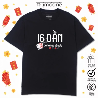 Áo Thun Tết 2.026 Hài Hước Oversize 100% Cotton - Đánh Bài Xuân, Giá 189.050₫