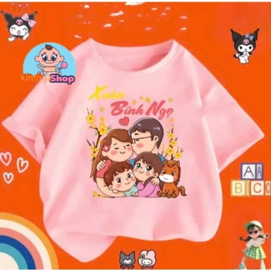 Aó thun Tết Bính Ngọ 2.026 - Hình gia đình bên nhau, siêu đẹp, đủ size cho bé và cả gia đình, giá chỉ 60.000đ 4 Aó thun Tết Bính Ngọ 2.026 - Hình gia đình bên nhau, siêu đẹp, đủ size cho bé và cả gia đình, giá chỉ 60.000đ 4