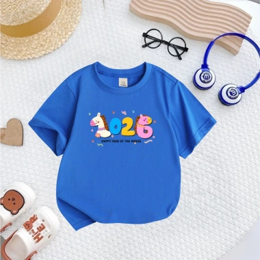 Áo thun Tết Bính Ngọ 2.026 Unisex đủ size 7-90kg, đủ màu cho cả gia đình - SSSHOP