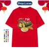Áo Thun Tết Đỏ 2.026 In Bánh Tét, Form Rộng, Size Đủ Nhóm Team - Shoplucas 149k