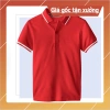 Áo Thun Thể Thao Cá Sấu Mè Cổ Bẻ Đỏ, Phom Ôm Nam Nữ, Thoải Mái Sang Trọng - Giá 145k