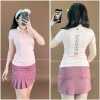 Áo Thun Thể Thao Nữ Cổ PORCHE Chất Thun Lạnh Co Dãn, Phù Hợp Gym Yoga Tennis – Giá 235k (Giảm từ 298k) 7