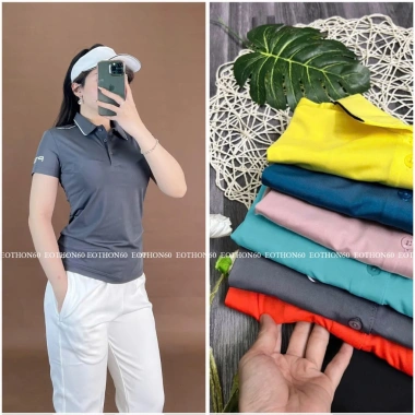 Áo Thun Thể Thao Nữ Cổ PORCHE Chất Thun Lạnh Co Dãn, Phù Hợp Gym Yoga Tennis – Giá 235k (Giảm từ 298k) 9