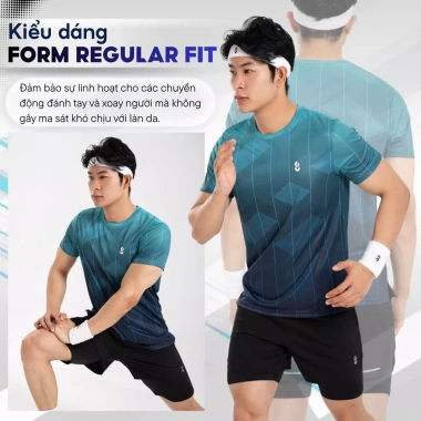 Áo Thun Thể Thao Pace Runner LADOS-9.263 - Thun Mè Vuông Co Giãn, Thấm Hút Mồ Hôi, Thoải mái