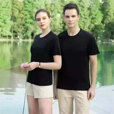 Áo Thun Thể Thao Unisex Màu Thời Trang Tay Ngắn Dạo Phố Mùa Hè 73.116 VND 2