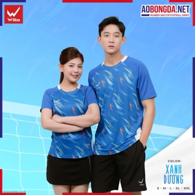 Áo Thun Thể Thao Wika Poise- Thấm Hút Nhanh, Cầu Lông & Bóng Chuyền, 160.000 VND