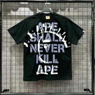 Áo thun thời trang A Bathing Ape đa màu, phong cách streetwear, giá chỉ 90.000₫ 3